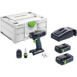 Festool Taladro atornillador a batería T 18+3 C 3,1-Plus